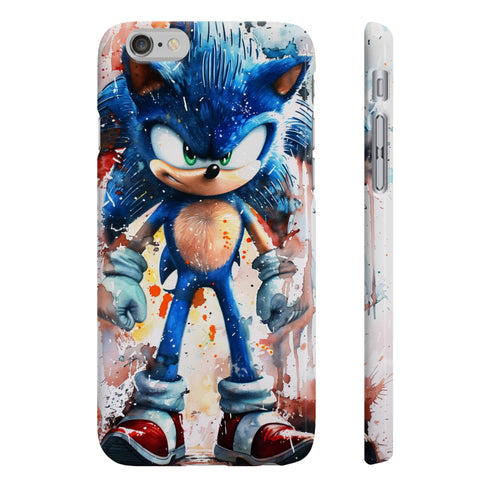Glossy Sonic-inspired phone case for iPhone 7/8 Plus.