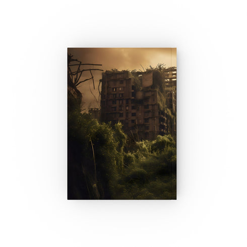 City of Shadows: A Post-Apocalyptic Journal - Explore a haunting future with this urban decay themed journal. Perfect for dystopian tales, high-quality and stylish. Great gift!