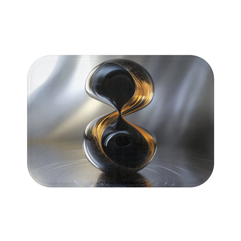 "29 Hourglass Black Hole Bath Mat"