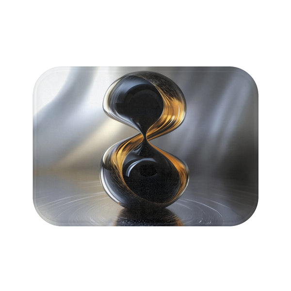 "29 Hourglass Black Hole Bath Mat"