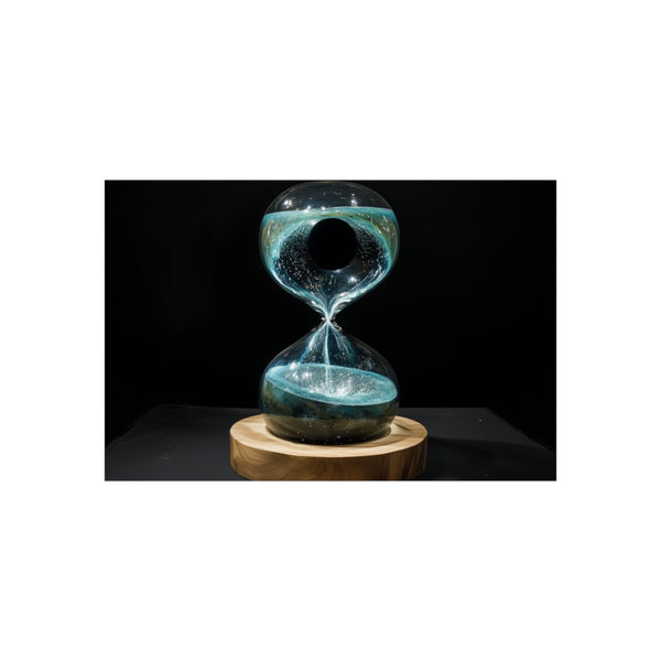 "29 Hourglass Black Hole Poster"