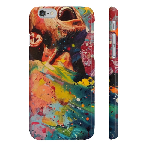 Vibrant slim matte phone case celebrates music's energy and unity.