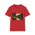 Charcoal T-shirt featuring Amazon rainforest graphic with crew neck in cotton fabric