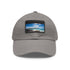 Galapagos Explorer Baseball Cap in White with Light Brown patch