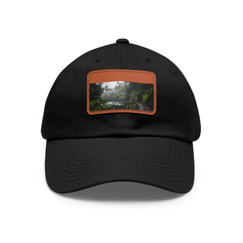Maui Island Paradise White Cotton Baseball Cap Unisex Vegan Hat.
