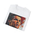Charcoal watercolor Cristiano Ronaldo graphic T-shirt displaying strength and grace