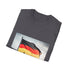 Black, red, gold Germany flag tee, symbolizing unity and resilience.