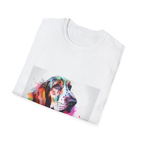 🐾 Basset Hound Adventure: A Watercolor Journey of Curiosity and Joy