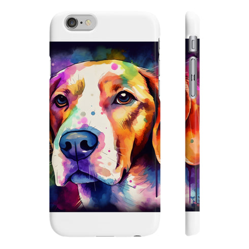 Beagle Love Slim Phone Case Glossy iPhone 7/8 Plus Samsung