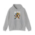 Wolverine Fury Hoodie in Navy, Men's Regular Fit Unisex Sweatshirt