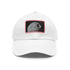 White Galactic Empire Death Star Baseball Cap with Light Brown Patch
