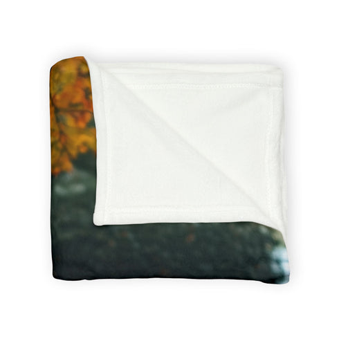 Binary Tree with Rainbow Roots Plush Fleece Throw Blanket