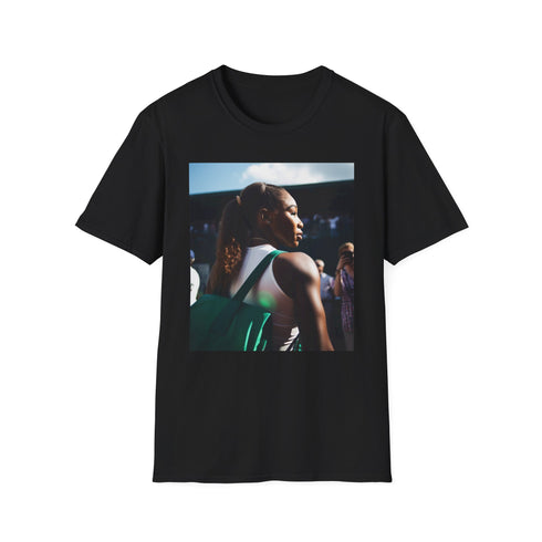 š¾ Unstoppable Force: A Watercolor Tapestry of Power and Grace on the Court | T-Shirt | Fierce competitor, Global sports ambassador, Grand Slam champion, Inspiration to millions, Philanthropist, Serena Williams, Sports icon, Tennis legend, Wimbledon winner, Women's tennis pioneer | Prints with Passion