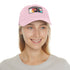 Neon Dreams Bradley Cooper Watercolor Cap in White with Light Brown Patch