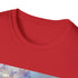 Charcoal cotton T-shirt with watercolor Tower Bridge graphic