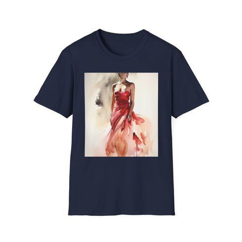 šØ Crimson Reverie: A Watercolor Symphony of Elegance and Allure