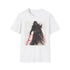 Charcoal cotton T-shirt featuring vivid Kylo Ren illustration in regular fit