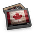 Canadian flag jigsaw puzzle, 10" x 8", maple leaf design.