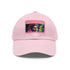 Neon Dreams Zac Efron watercolor baseball cap in white.