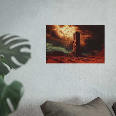 30 Desert Towers Carved Lightning