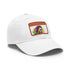 McConaughey Neon Dreams Cap in White with Light Brown Patch