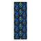 Blue peacock print yoga mat: vibrant feathers in striking hues.