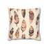 Boho Feathers Pillowcase Collection: Cozy, bohemian pillowcase with whimsical pattern
