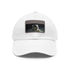 Galactic Adventures White Cotton Rectangle Space Baseball Cap Unisex Vegan Hat