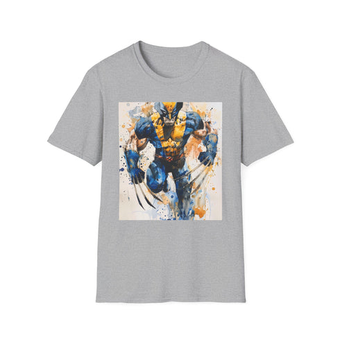 Wolverine T-Shirt - White, Comfortable, Iconic X-Men Mutant Graphic, Marvel Comics