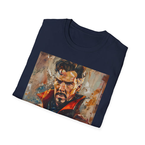 Sorcerer Supreme Charcoal T-Shirt - Dr. Strange Portrait Marvel Inspired.