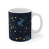 Starry Night Coffee Mug with Celestial Sky Pattern