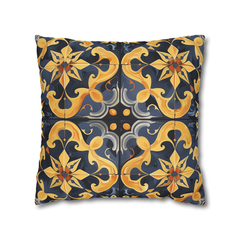 Elegant Artisan Tiles Print Pillowcase - High-Quality Materials - Transform Your Bedroom Decor