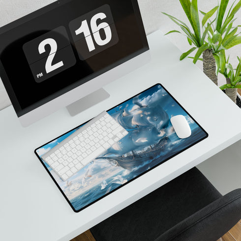 A Ship Made of Feathers on the Ocean Gaming XXL Extended Desk Mat
