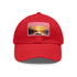 Fishermans Paradise Sunset Cap in White with Light Brown Patch Variant