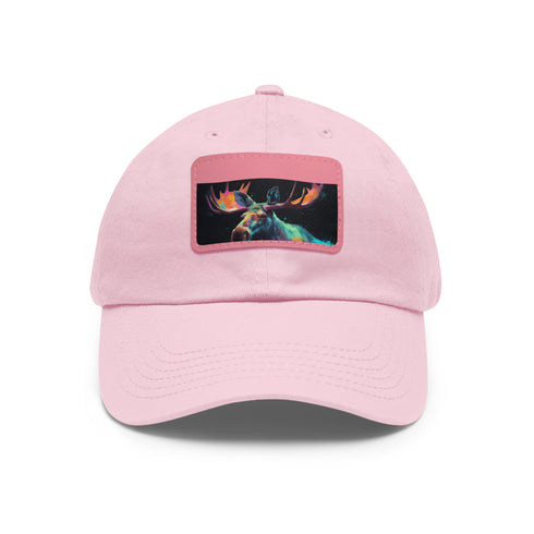 Wild and Beautiful Moose Watercolor Baseball Cap