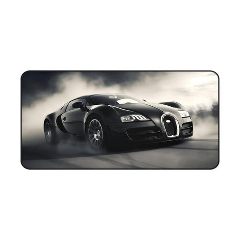 Luxurious Bugatti Speed Demon Desk Mat for stylish workspace protection.