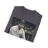 Charcoal crew neck t-shirt with Babe Ruth watercolor design