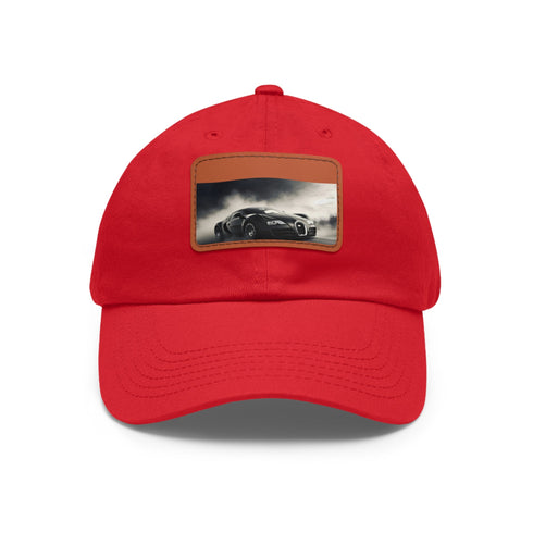 Bugatti Speedster Cap in White with Light Brown Patch