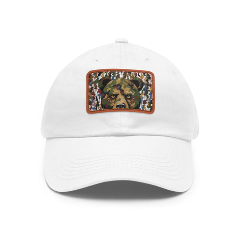 Bape Camo x Murakami Collaboration Baseball Cap, White Rectangle Unisex Hat