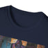Charcoal cotton T-shirt featuring vibrant Galactus portrait in regular fit