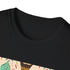 Sweet Indulgence Ice Cream Cone Sprinkle Pattern Cotton T-Shirt in Charcoal.