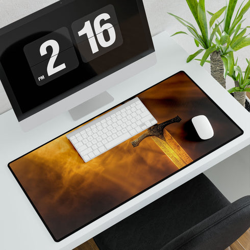 A Sword Forged from Sunlight Gaming XXL Extended Desk Mat
