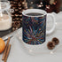 Colorful festive fireworks ceramic coffee mug for lively morning routines.
