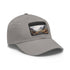 Highland Adventure Baseball Cap in White with Light Brown Patch