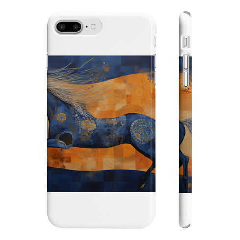 Equine Spirit Abstract Horse Slim Glossy Phone Case for iPhone 7/8 Plus