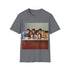 Iconic Friends Cast Tee in Charcoal, Regular fit T-shirt with crew neck.
