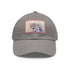 Mystical Watercolor Unicorn Cap - White Cotton Rectangle Hat Vegan.