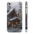Rustic cabin phone case for iPhone 7 Plus, glossy finish.