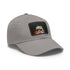 Neon watercolor storm trooper baseball cap, white/light brown rectangle variant.