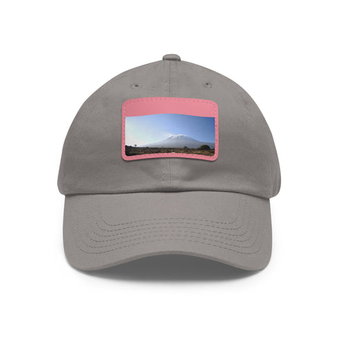 Kilimanjaro Summit Adventure Cap in White with Light Brown Patch